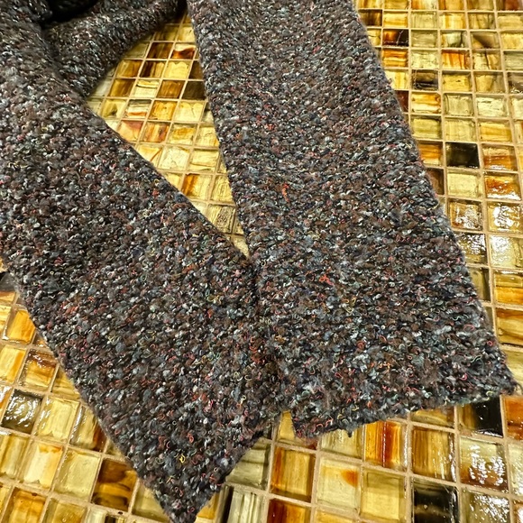 Isabel & Nina Multicolor Fuzzy Textured Full Length Lightweight Coat~Lined~Small - Picture 14 of 16